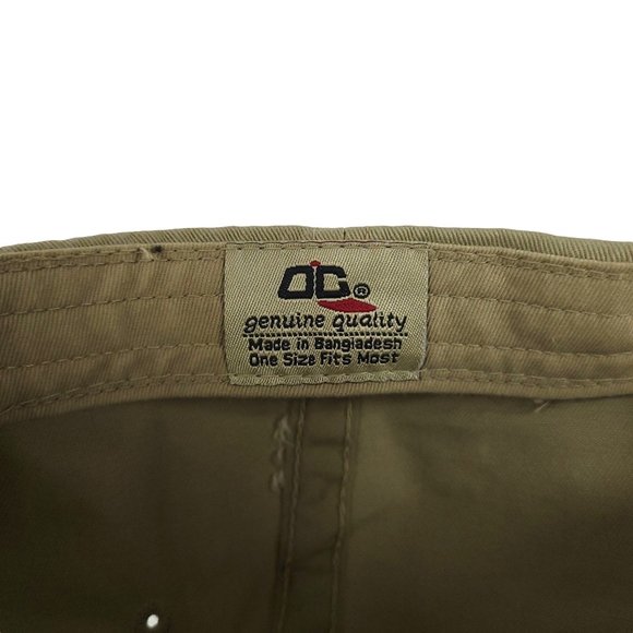 Outdoor Cap Advantage Khaki Camouflage Tuck Strap Slide Cap Trucker Hunting Hat - Picture 8 of 8